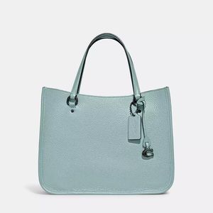Coach Tyler Carryall 28 in AQUA, EUC